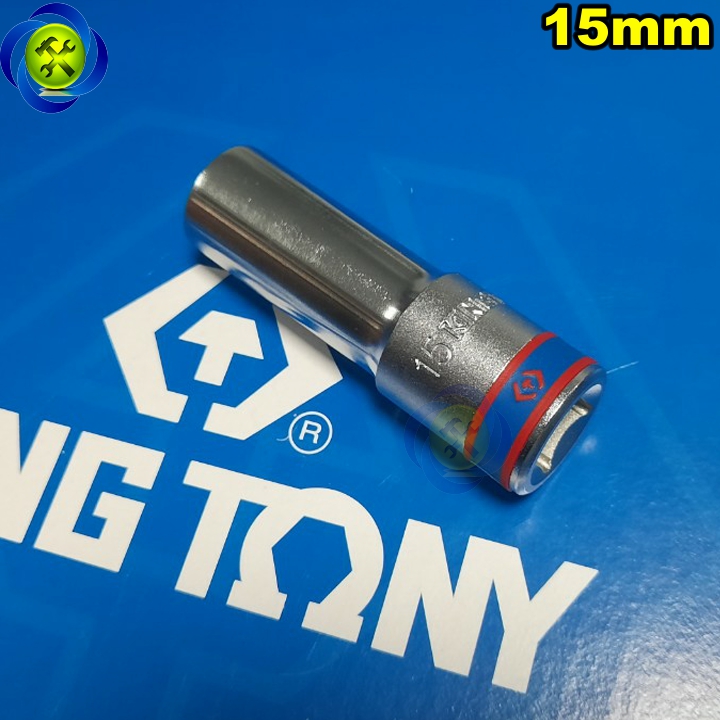 Tuýp trắng dài 15mm kingtony 423515m 1/2 loại 6 cạnh