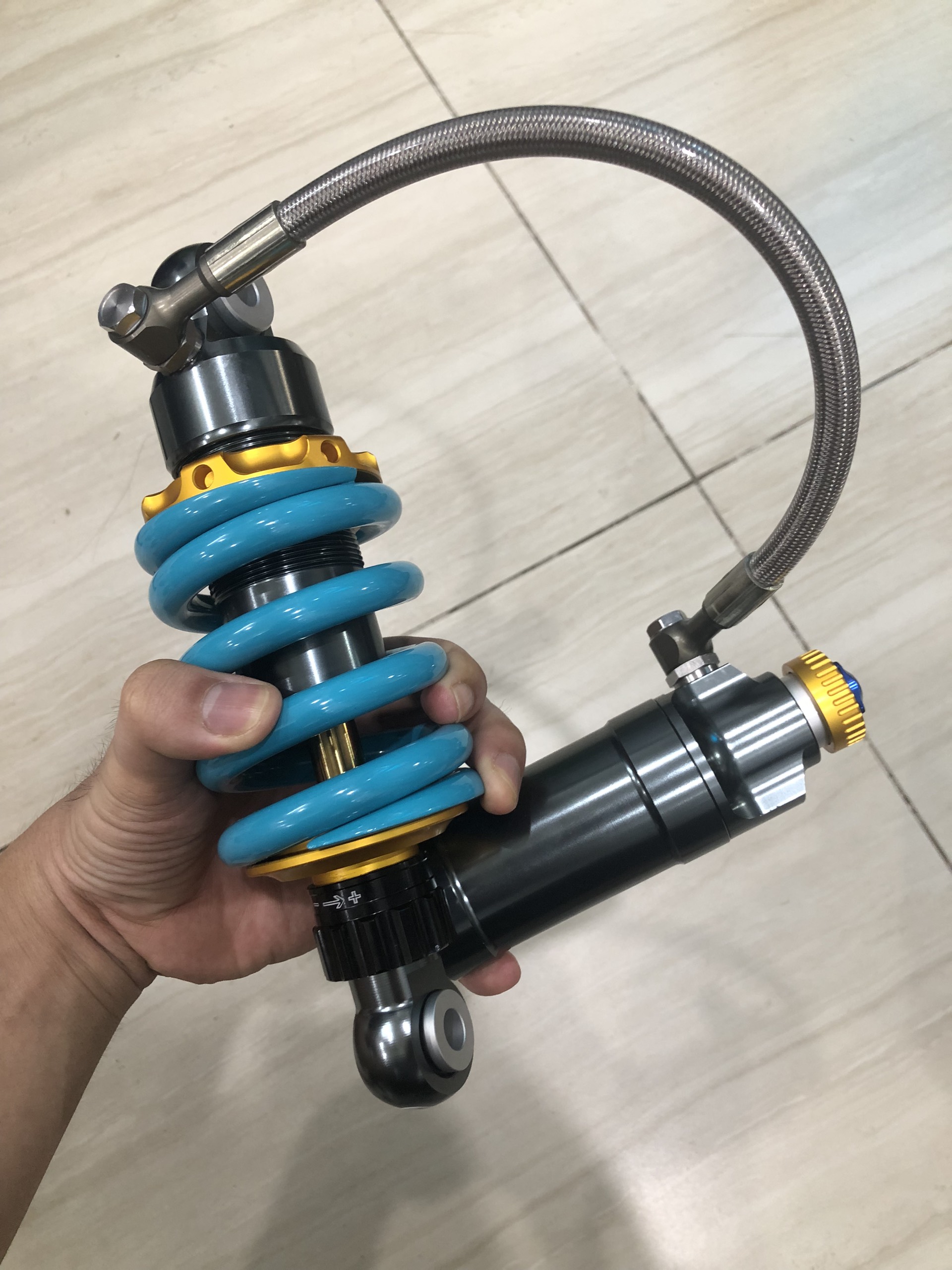 phuộc nitron bình dầu winner- sonic xoay 360 độ - dài 230mmm