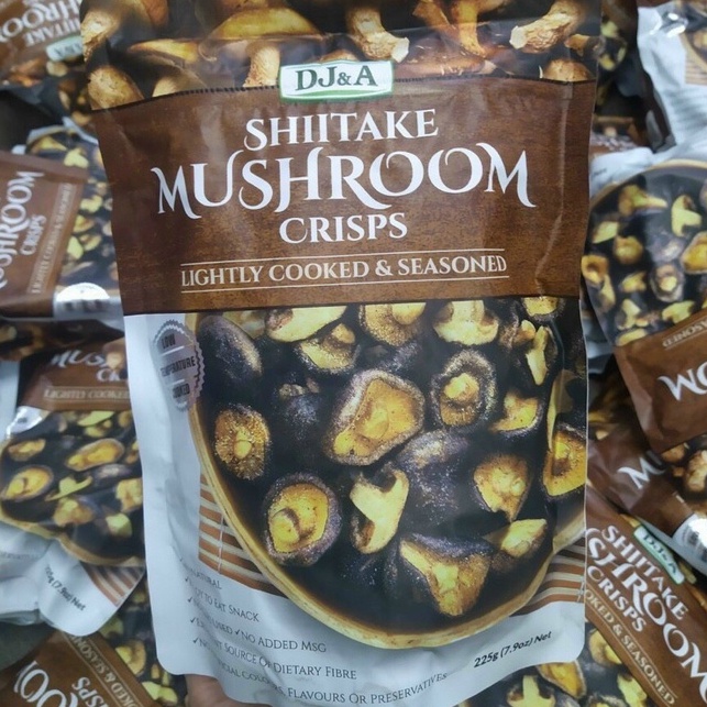 Nấm hương khô sấy giòn DJ&A Shiitake Mushroom Crisps 225g