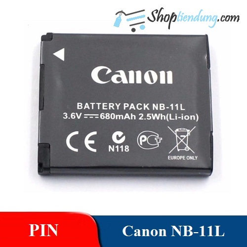 Pin cho máy ảnh canon ixus 175, 180, 185, 190, nb-11l