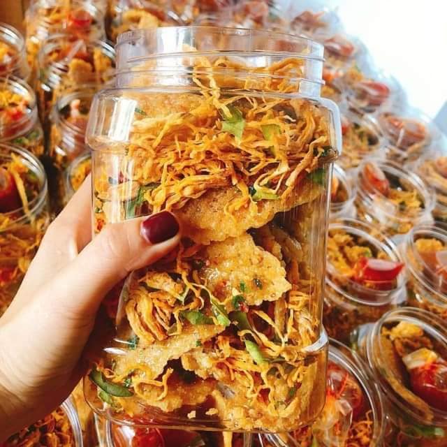khô gà cơm cháy Đà Lạt (lon pet 300gr)