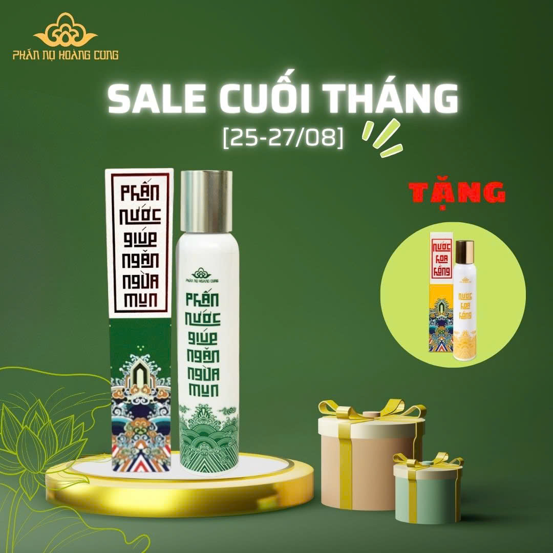 Phấn Nước Ngừa Mụn, Ngăn Ngừa Mụn, Sáng Da, Giảm Thâm, Phấn Nụ Hoàng Cung, Làm Đẹp, Dung Tích 120ml