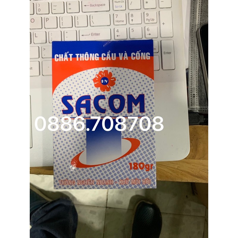 Bột thông cầu cống sacom 180g