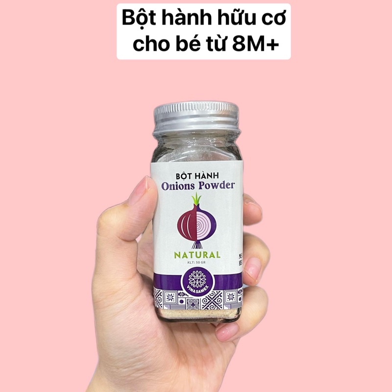 Bột hành hữu cơ vinasamex 40g- gia vị ăn dặm cho bé
