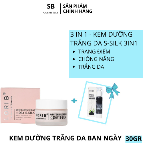 [HCM]Kem dưỡng trắng da 30g Lori B ( Tặng kèm test Detox)
