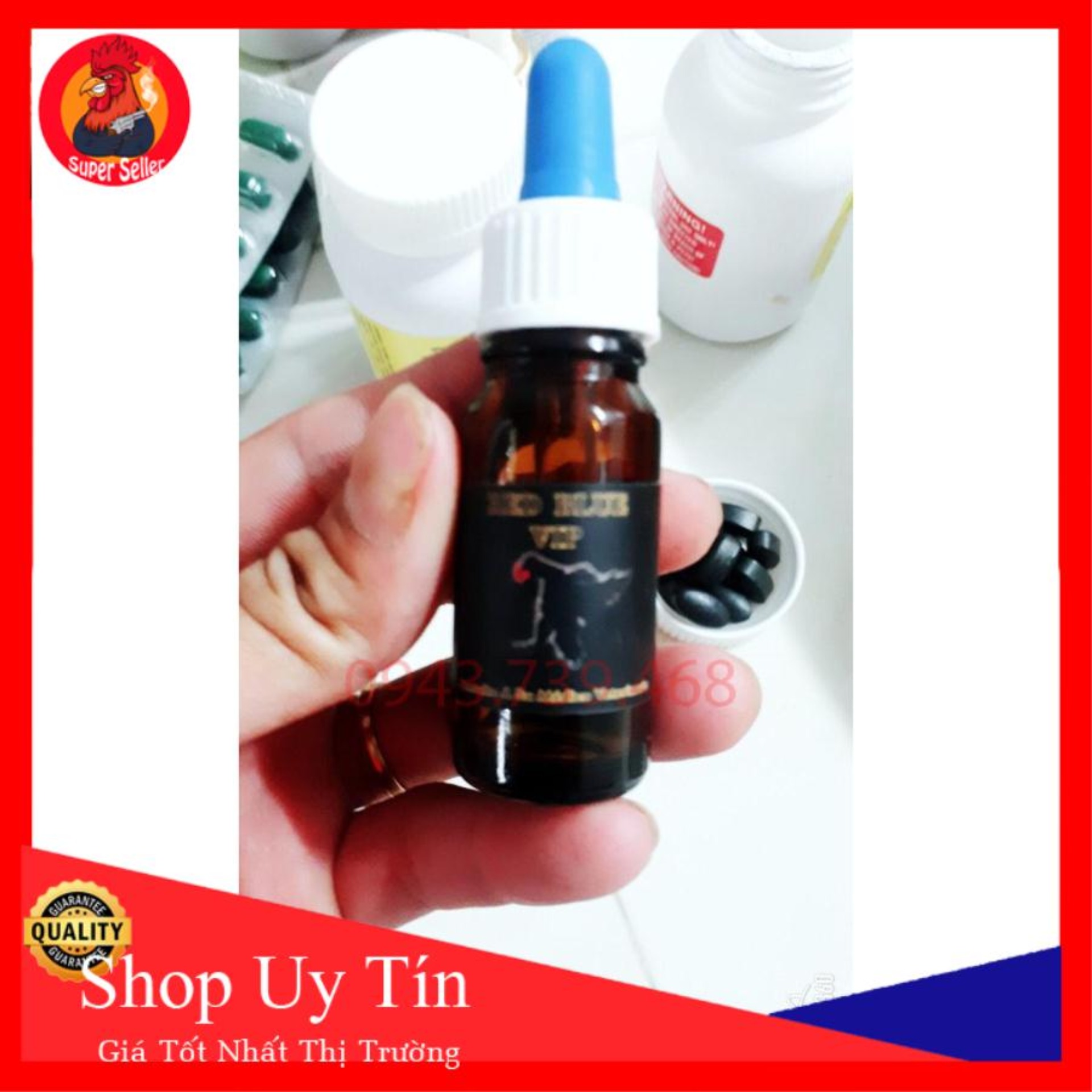 Nhỏ đá xanh red blue vip 1ml