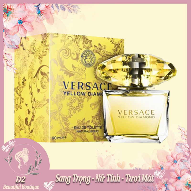 Nước hoa nữ versace yellow diamond edt 90ml - versace vàng