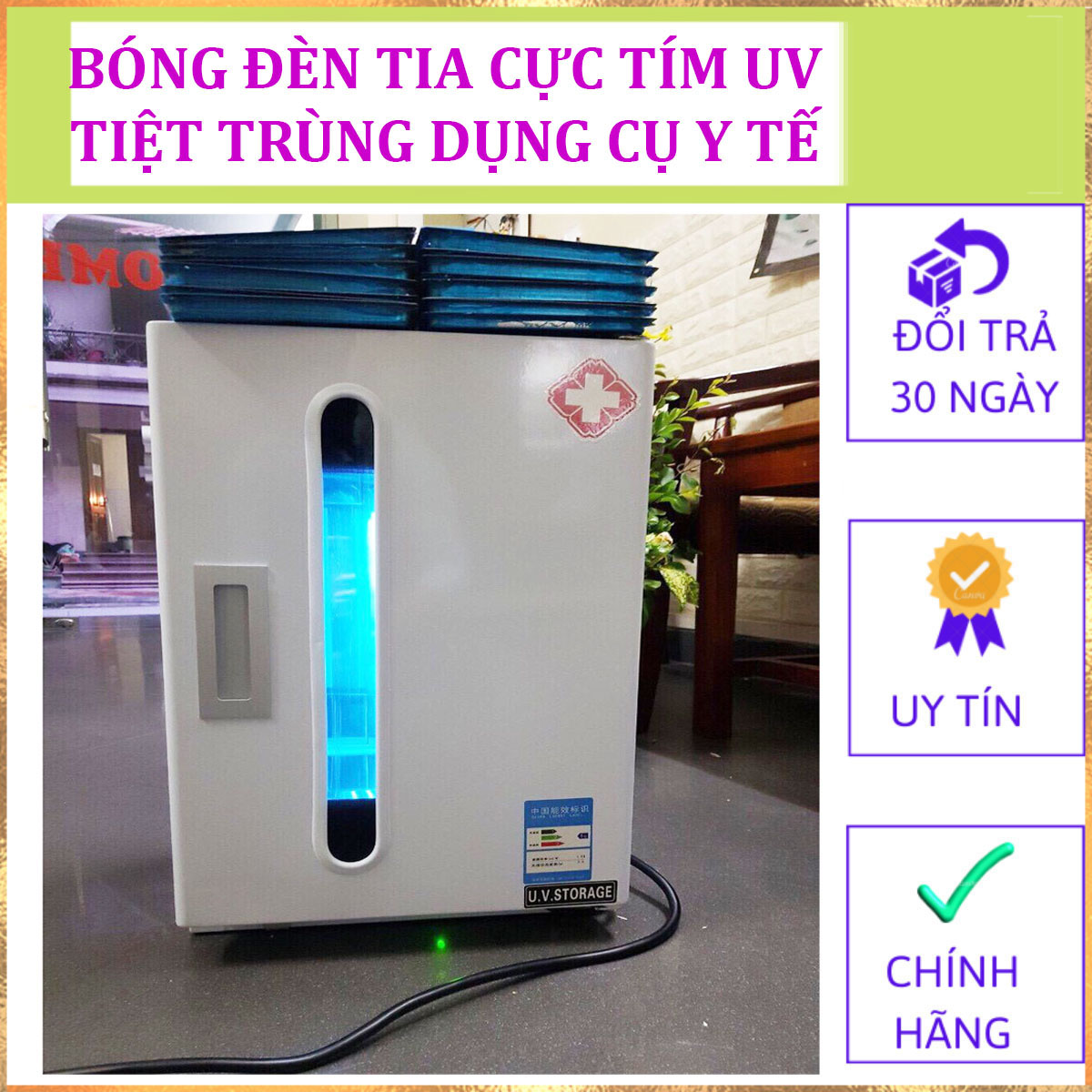 Bóng đèn tia cực tím uv diệt khuẩn, tiệt trùng các dụng cụ y tế