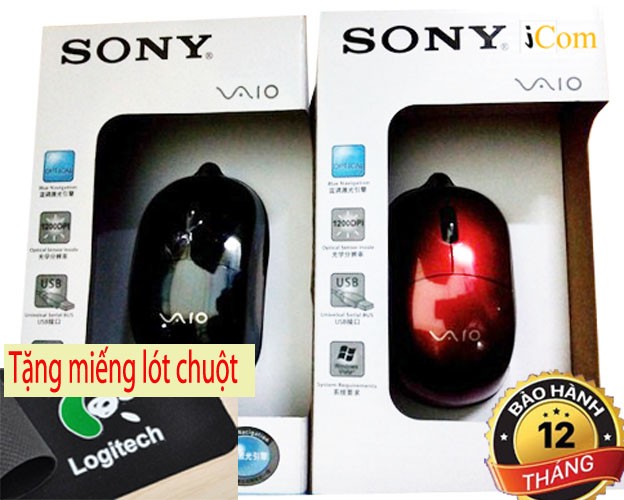Chuột Có dây Sony Vaio - Chuột Có dây Sony Vaio