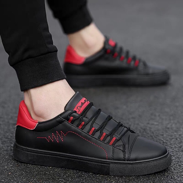 Giày nam T gót đỏ nam