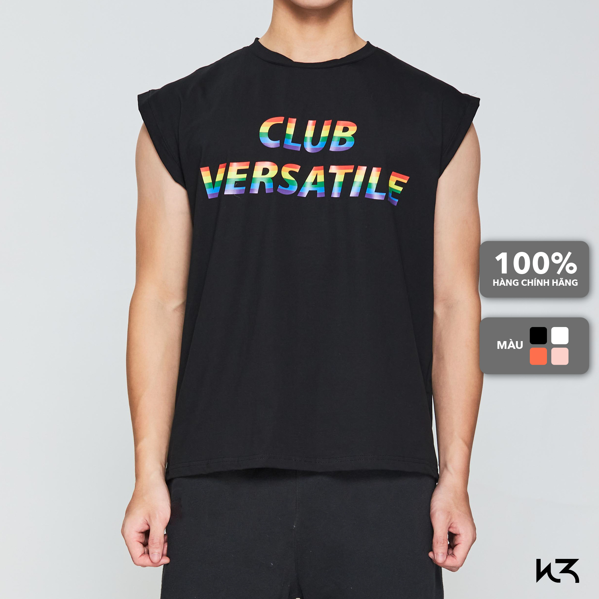 Áo Tank Top nam Whistl3 LCA Club Versatile Tank Top màu trắng, đen, hồng, cam