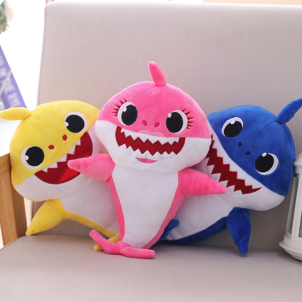 Đồ chơi gấu bông mini cute cá mập baby shark đu đu đu đu thú nhồi bông đáng yêu cho bé 30cm