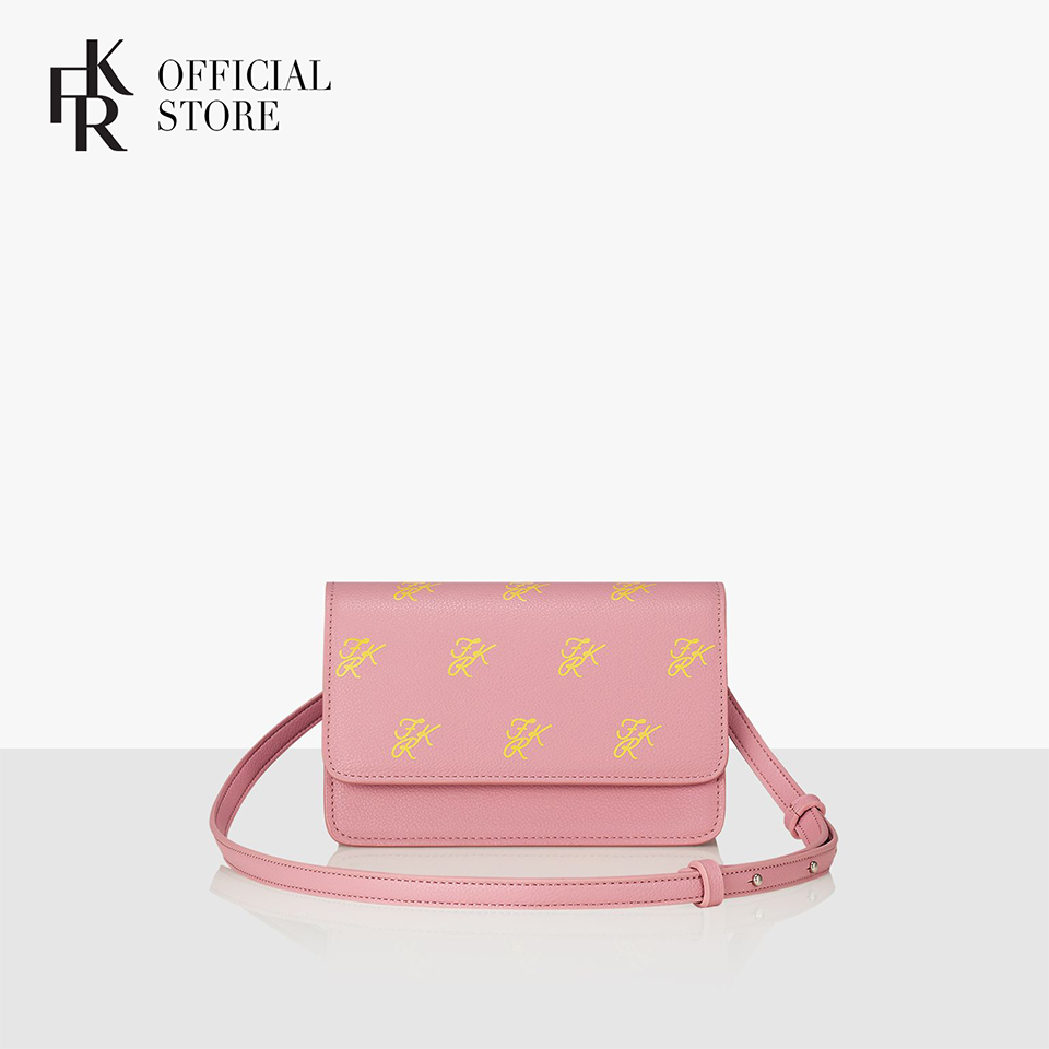 [CHÍNH HÃNG] Túi xách nữ Hàn Quốc Find Kapoor Accordion Bag 18 Pattern Solid Set FB20ATSL2PK - màu hồng