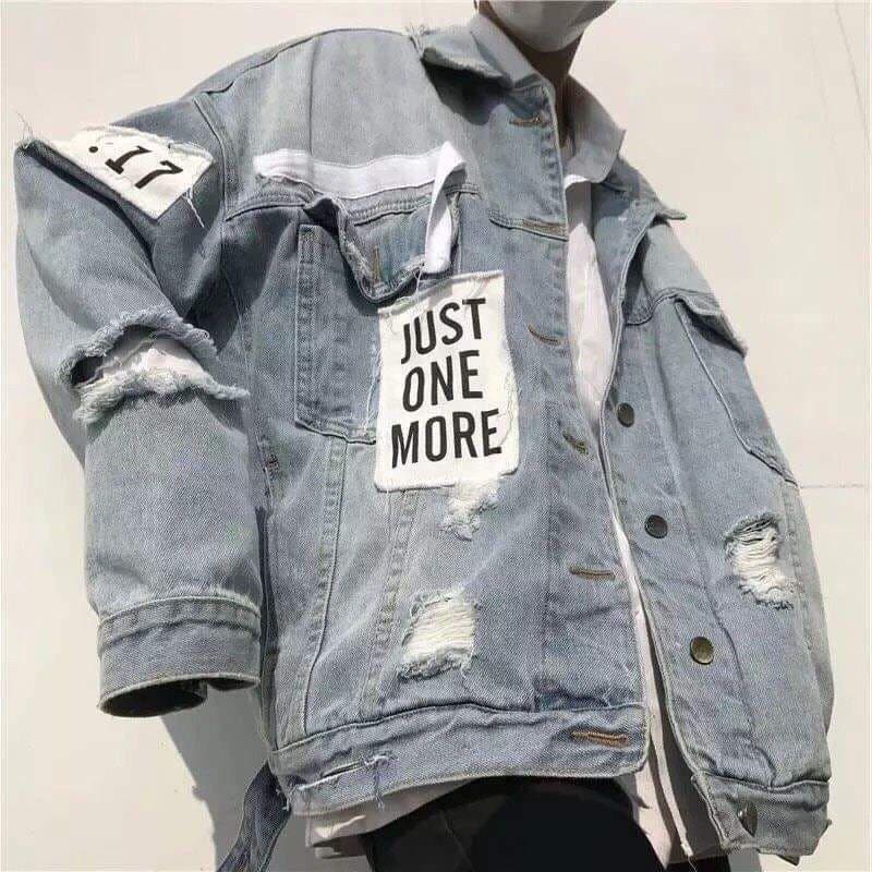 Áo khoác jean nam chất vải denim mềm mại just one more panigi_fashion