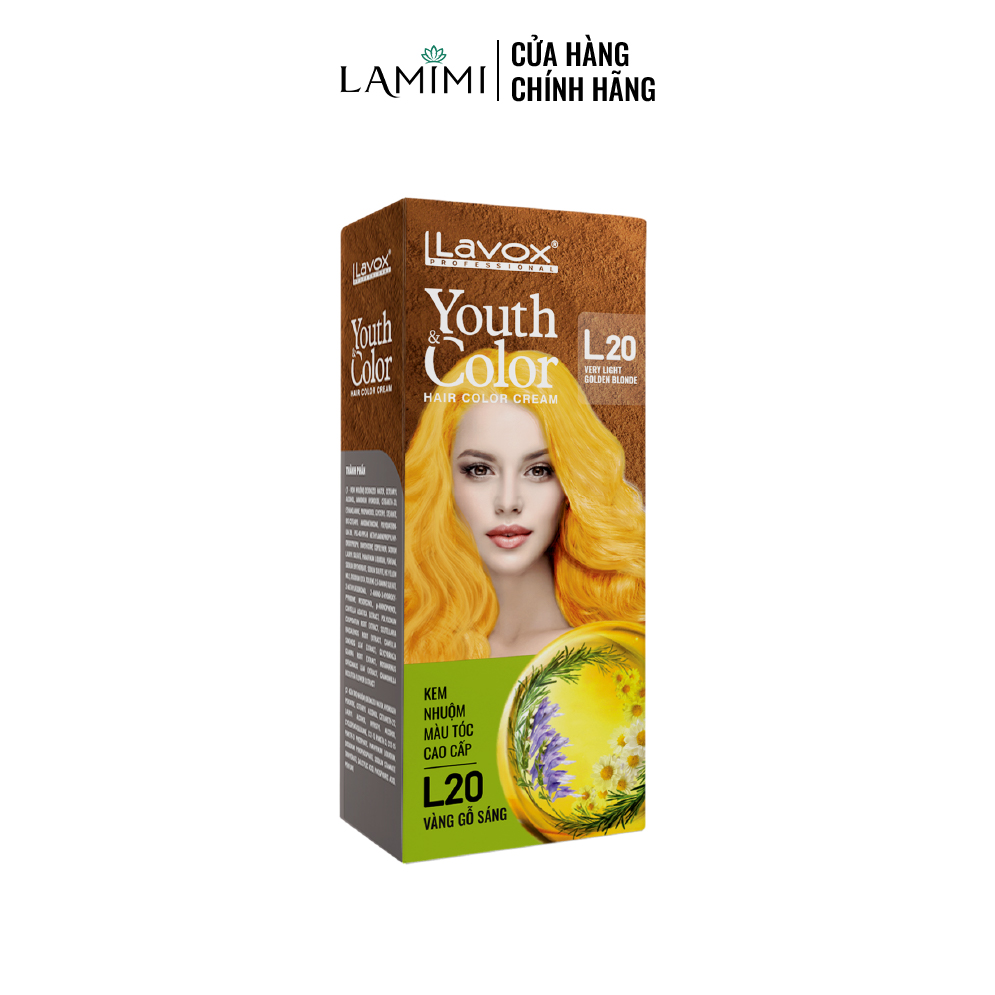  Kem Nhuộm Màu Tóc Cao Cấp Youth & Color Lavox Bảng Màu Thời Trang Giúp Tóc Lên Màu Đẹp 