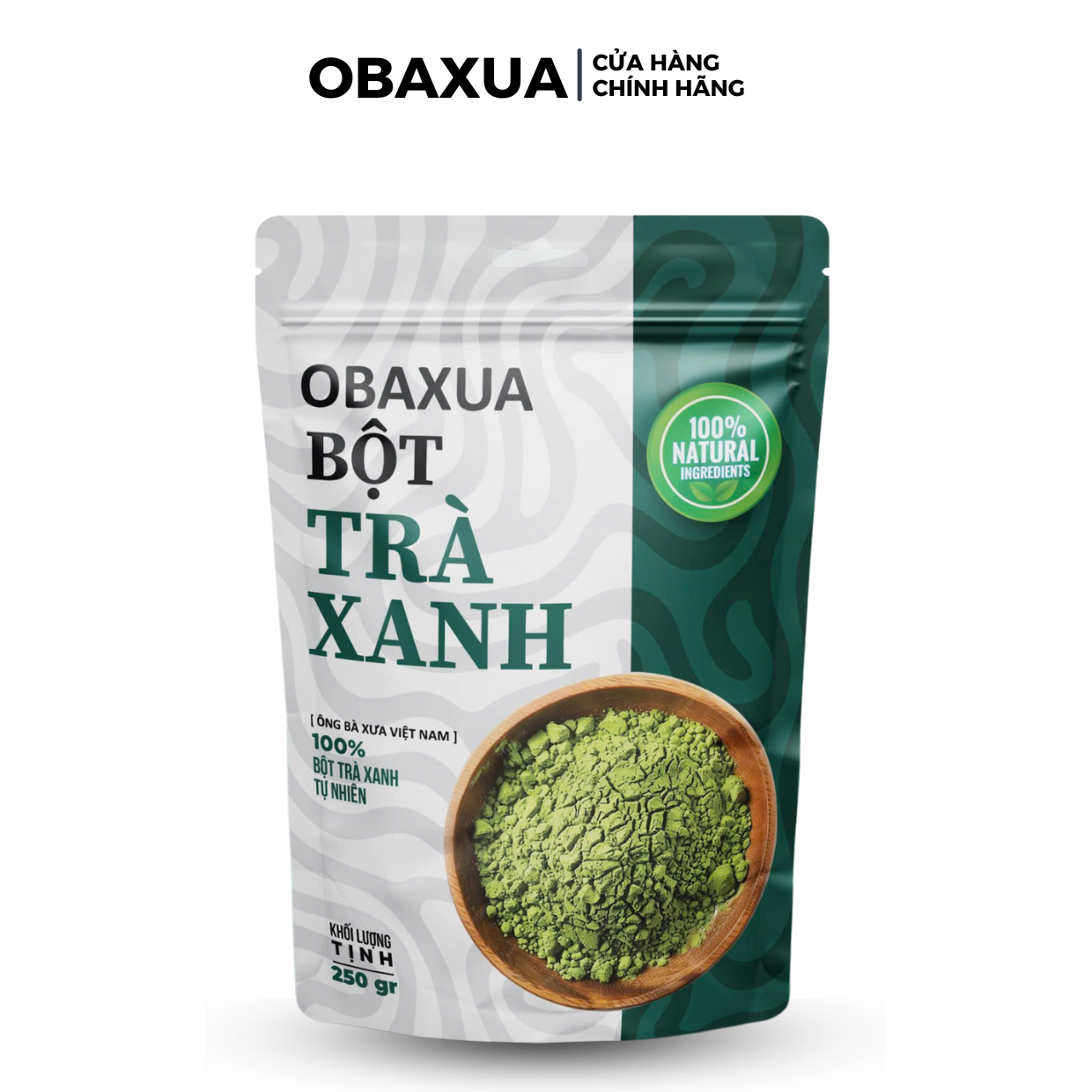 Bột Trà Xanh Obaxua nguyên chất túi 75g