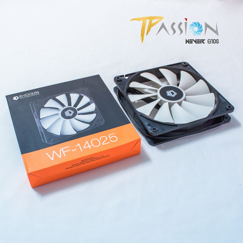 [HCM]Quạt fan case 14cm ID-Cooling WF-14025 - Quạt thổi Radiator điều tốc PWM sức gió cao hiệu năng tản nhiệt tốt quay êm