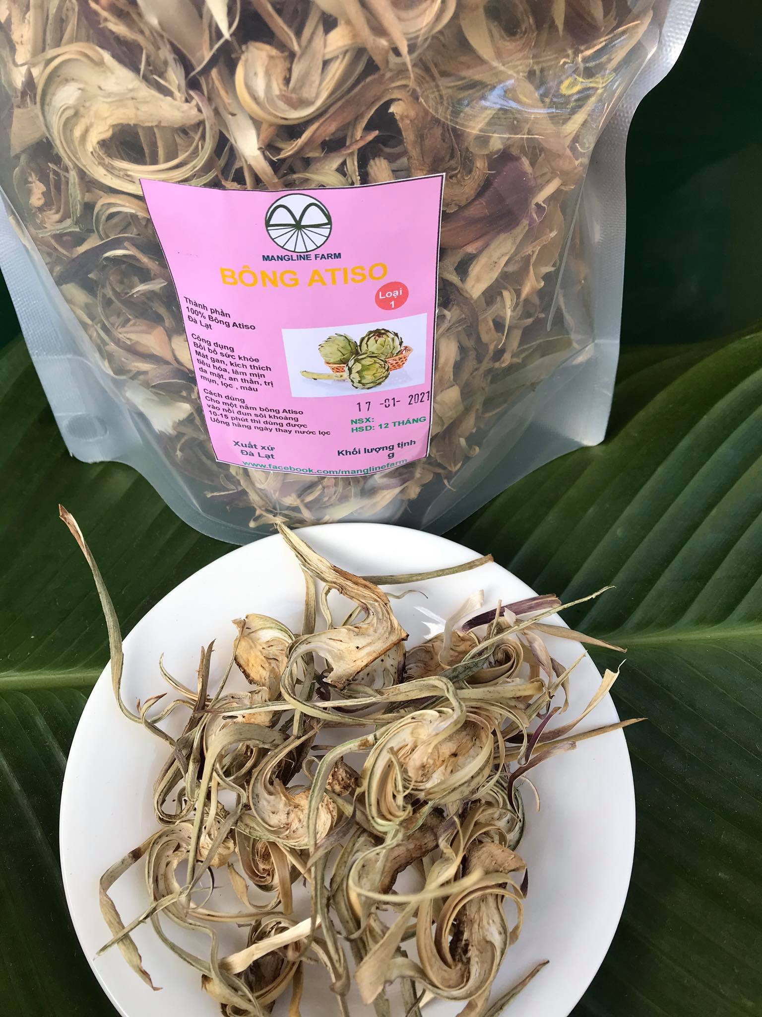 200 g Bông atiso khô Đà Lạt loại 1