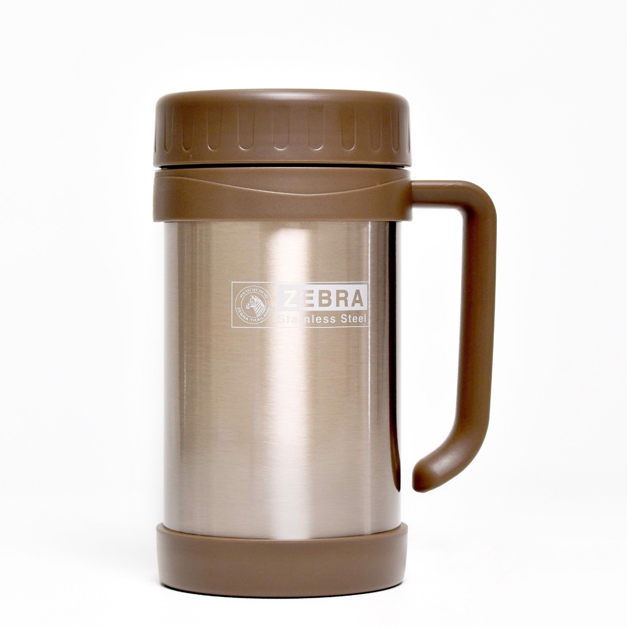 Ca nước giữ nhiệt inox hai lớp có quai 500ml - ze112901 zebra thái lan