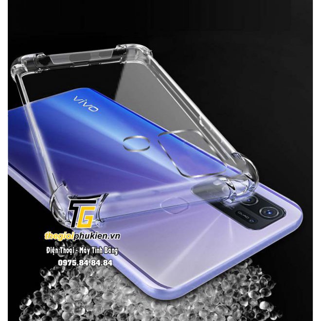 Ốp lưng Vivo Y50, Y30 silicon dẻo trong suốt chống sốc