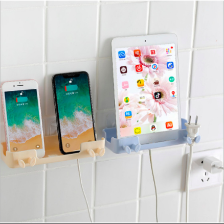 Kệ treo sạc để Ipad , điện thoại có giá để đồ dán tường chắc chắn.