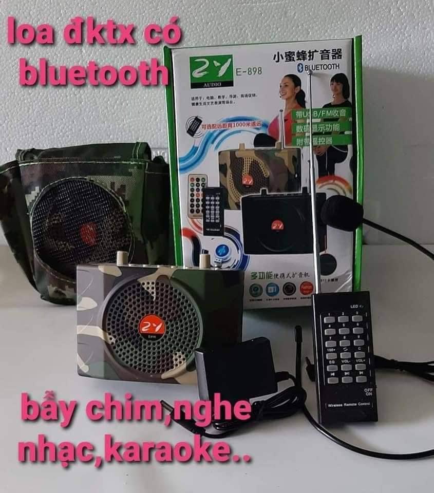 Loa bẫy chim, điều khiển từ xa 200m Zy E898 , kèm thẻ nhớ đầy đủ tiếng chim các loại ,phụ kiện  đầy đủ