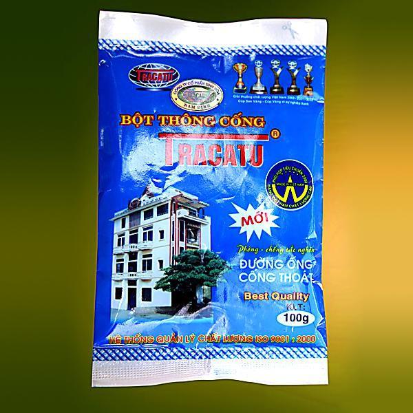 [ Đổ là hết  tắc ] Bột thông cống Tracatu gói 100 gam phân hủy cực nhanh rác hữu cơ chỉ trong 30 phút