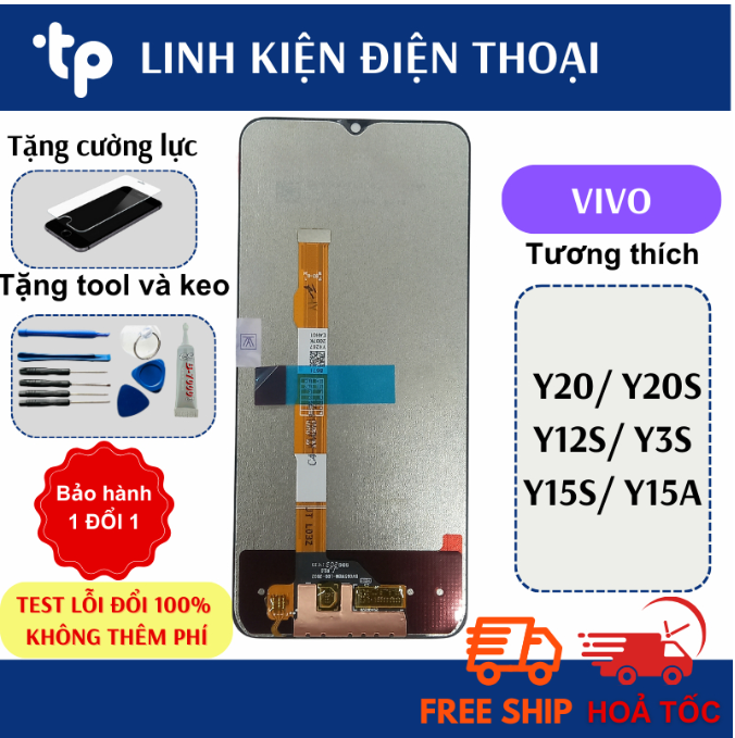 Màn Hình Vivo Y20 / Y20S / Y12S / Y3S / Y15S / Y15A New Zin (Tặng Cường Lực, KEO DÁN , CHỌC SIM)