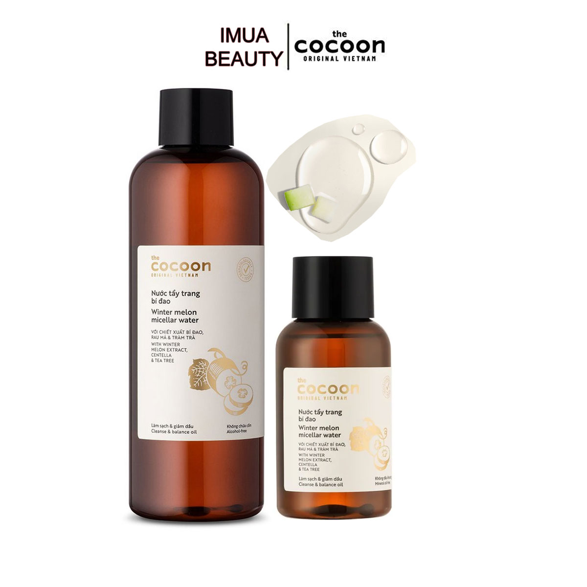 Nước tẩy trang bí đao cocoon 500ml dành cho da dầu da mụn