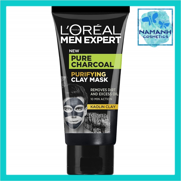Mặt nạ đất sét than đá L Oreal Men Expert Pure Charcoal Purifying Clay Mask 50ml