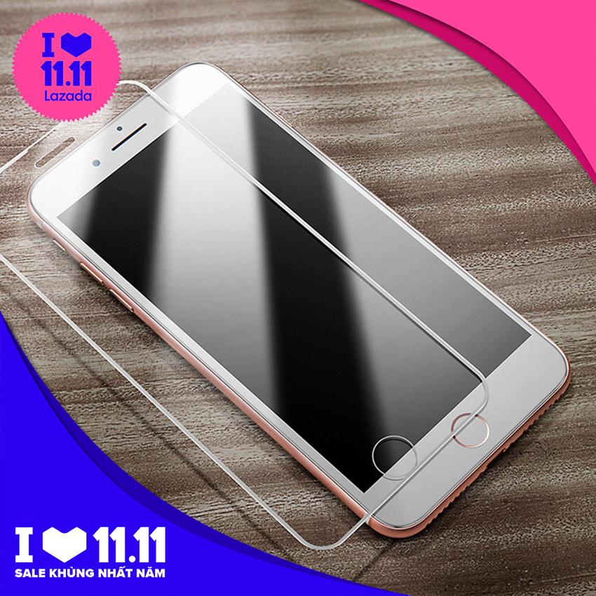 Kính Cường Lực Trong Suốt Dùng Cho Điện Thoại Iphone 5/5S/5SE/6/6S/6/6S Plus/7/8/7/8 Plus/X/Xs/XR/Xsmax-Chống Dính, Dít,Dẻo Dai-Độ Cứng 9H Chịu Lực cao