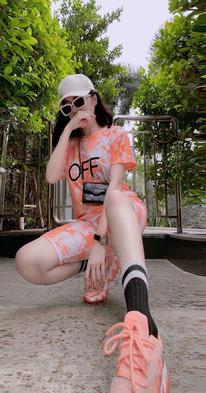 Đồ bộ mặc nhà, set bộ thun lửng vải loang chất thun co giản thoải mái