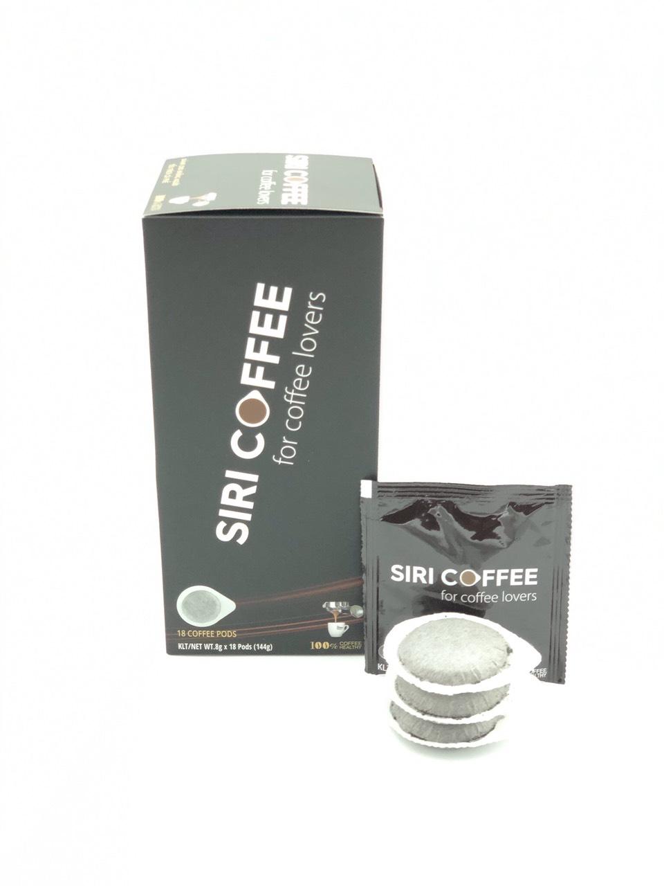 Cà phê pha máy-Siri cofee pod-Cà phê lên men rang xay nguyên chất-A20 hộp 18 pod