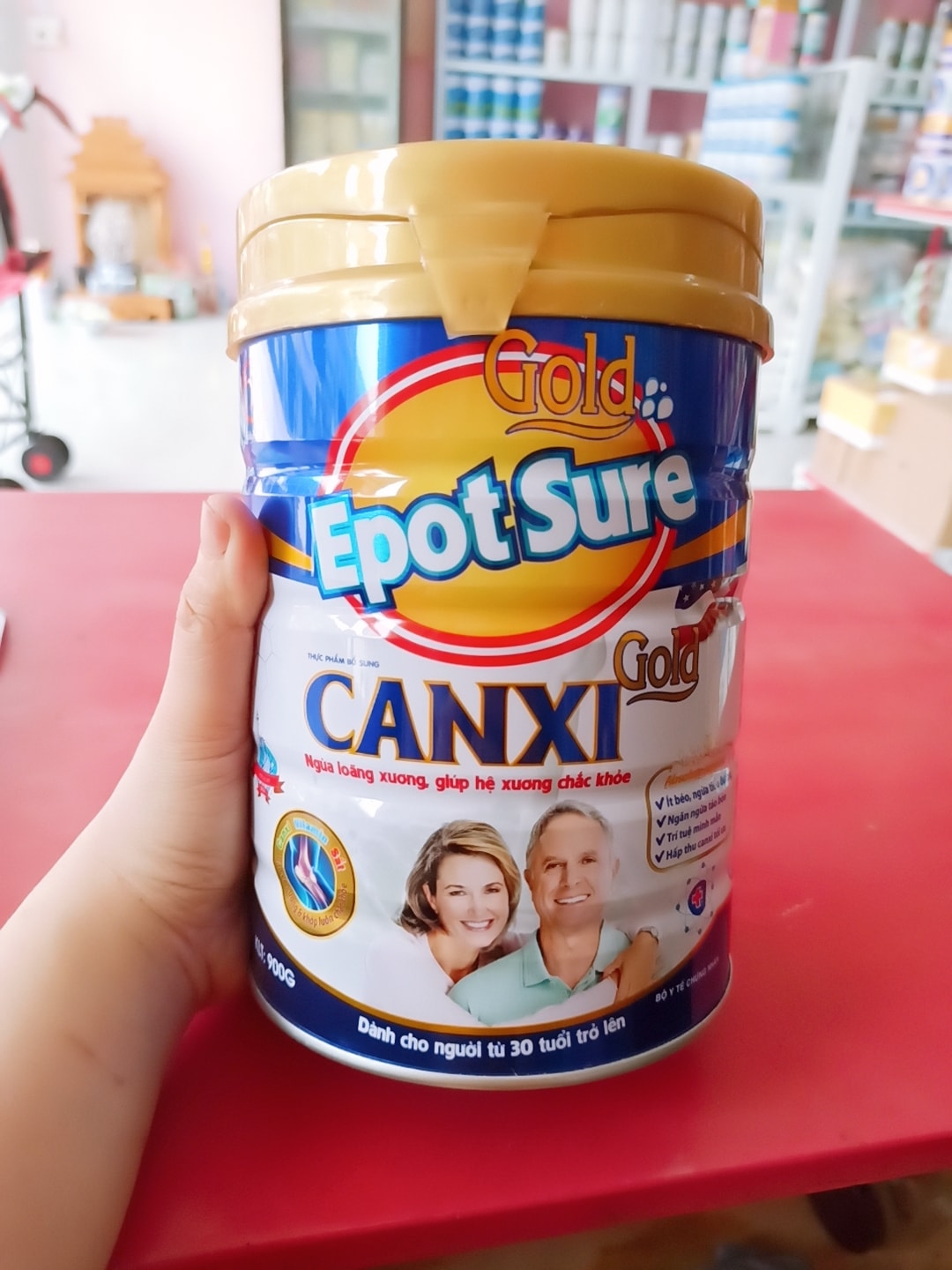 Sữa canxi epot sure 900g – ít béo, bổ sung canxi, ngừa loãng xương - tiểu đường