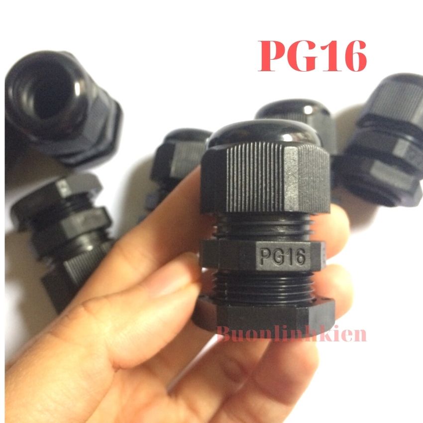 Ốc siết cáp PG16, ốc siết cố định , ốc siết cáp nhựa chống nước