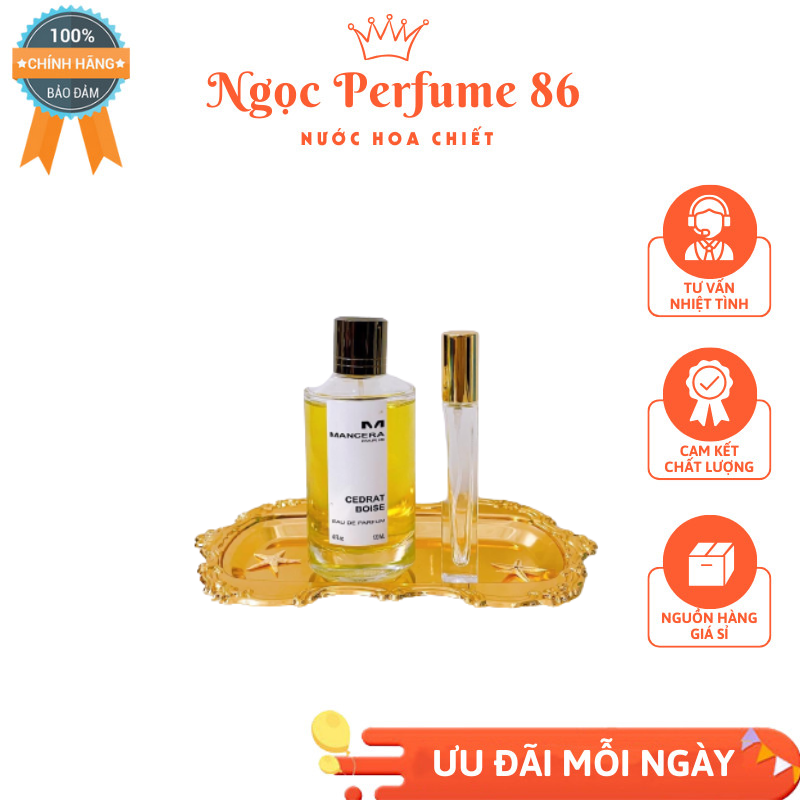 Nước hoa chiết Mancera cedrat boise 10ml Ngọc Perfume 86