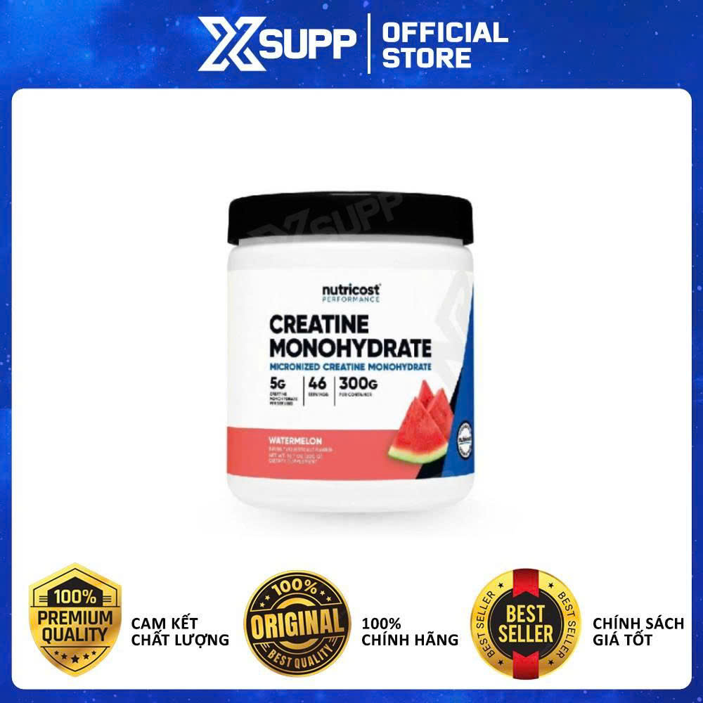 Nutricost Creatine 300g – Phục Hồi Nhanh Sau Tập
