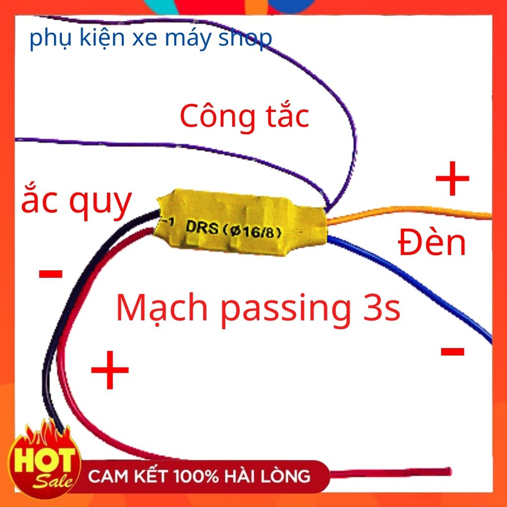 Mạch passing 3s dùng cho đèn trợ sáng