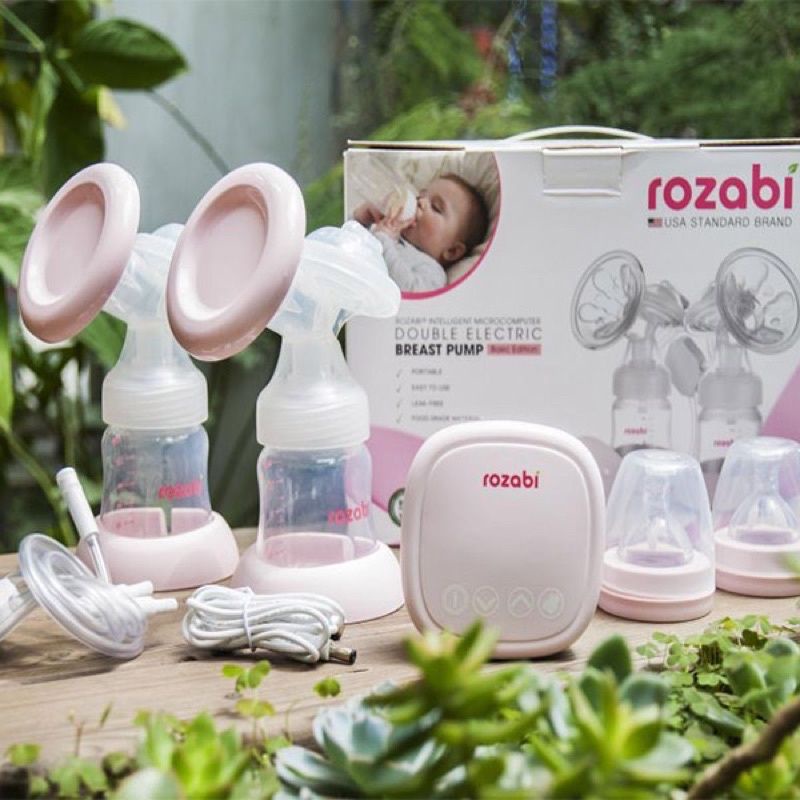 Máy hút sữa điện đôi Rozabi Compact hàng chính hãng mới 100%