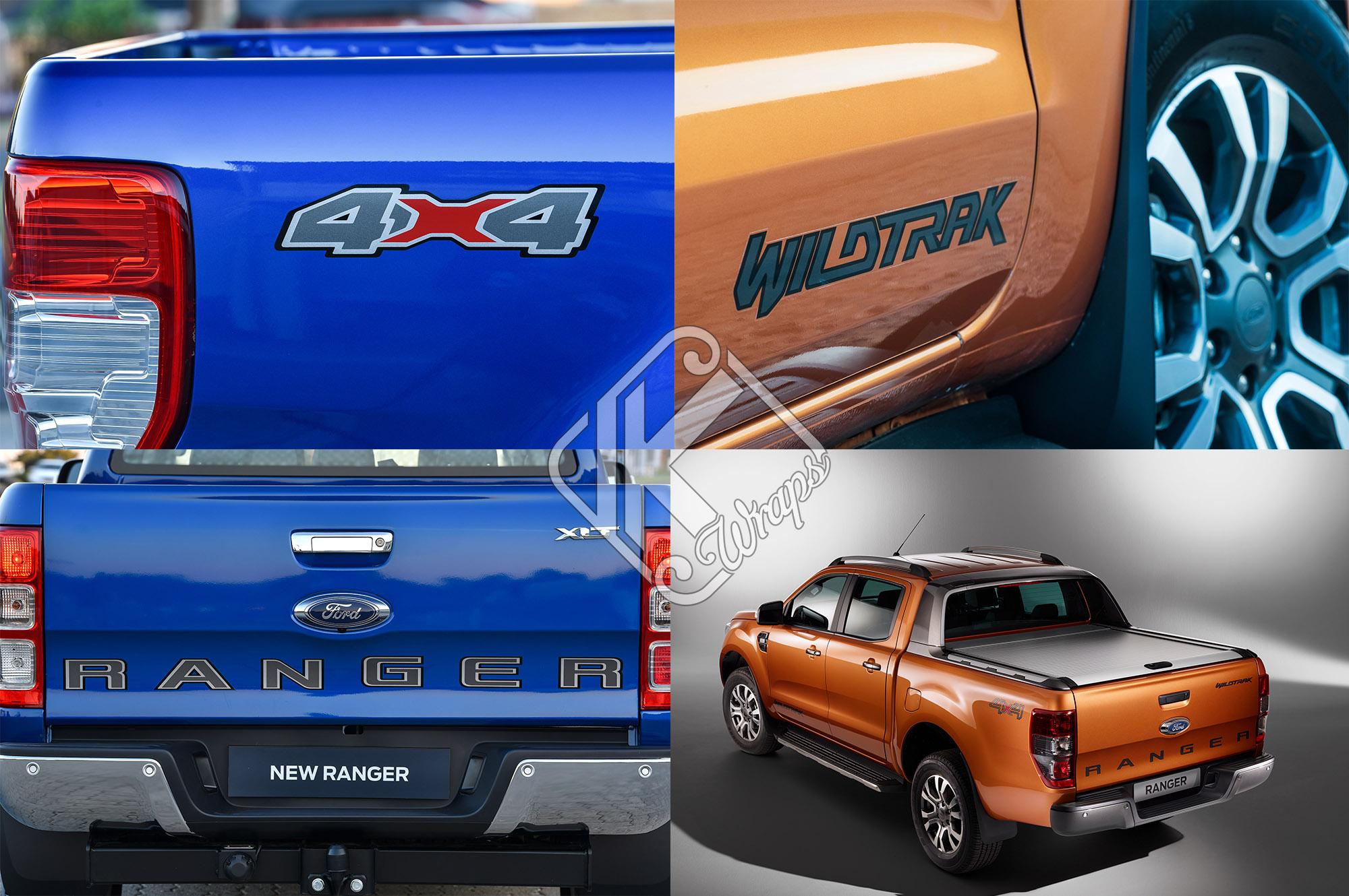 4x4 Sticker - Wildtrak, Ranger