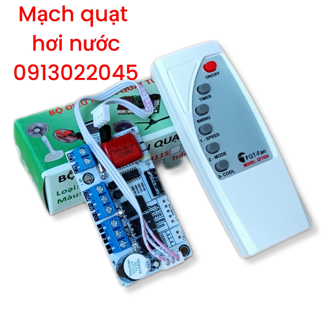 Mạch điều khiển quạt phun sương, điều hòa hơi nước.