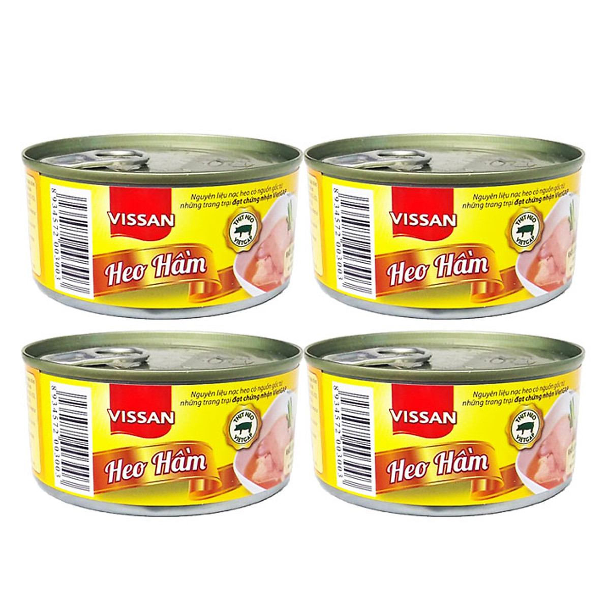 Combo 4 hộp heo hầm vissan 150g date mới 2026
