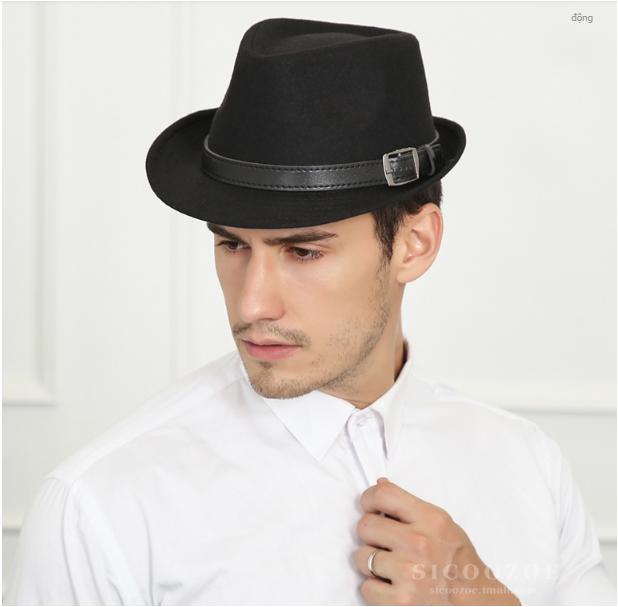 mũ phớt nỉ cho nam cao cấp, nón phớt nam phong cách Anh, mũ phớt nam đẹp