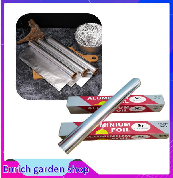 Giấy bạc nướng thực phẩm 5 mét x 30cm - cuộn giấy bạc nướng
