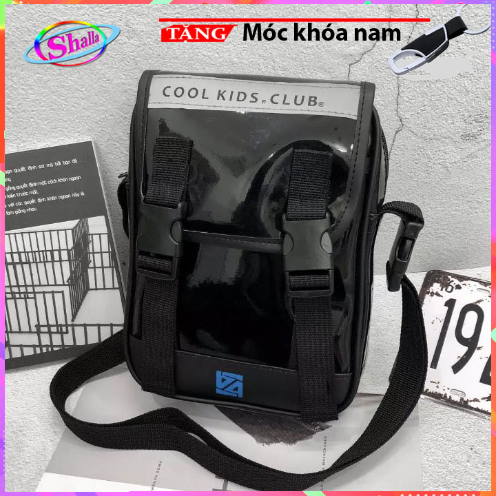 Túi Đeo chéo Nữ Cá tính Cool mặt Bóng chống nước cực teen Shalla MK4 Tặng móc khóa cao cấp