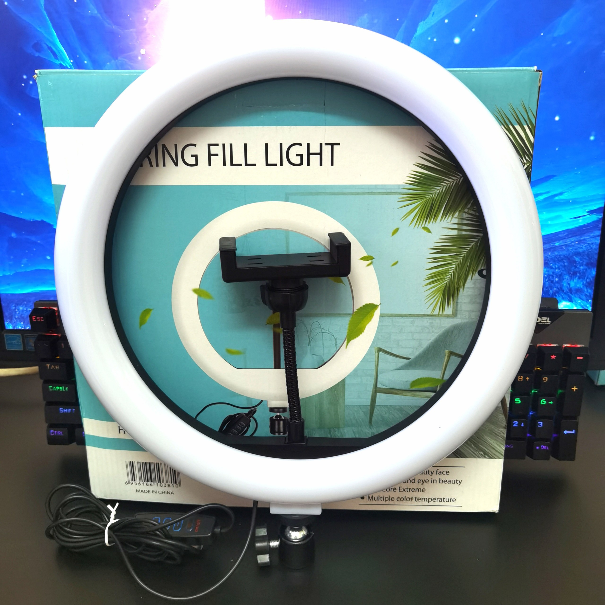 Đèn LẺ Livestream HX- 300 size 30cm 3 CHẾ ĐỘ MÀU Cao Cấp - Siêu Đẹp, Siêu Bền, ,