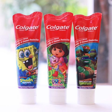 [HCM]Bàn chải KEM ĐÁNH RĂNG COLGATE KIDS MILD BUBBLE FRUIT CHO TRẺ EM USA MỸ 130G MPPN00610