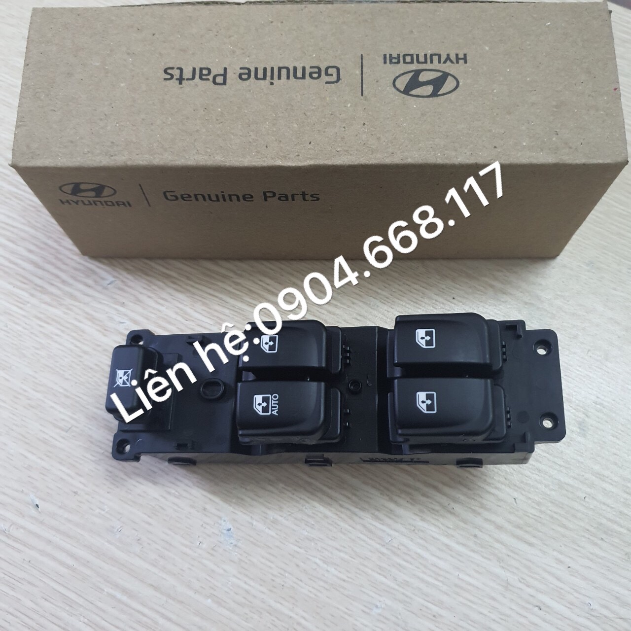 Công tắc nên xuống kính tổng hyundai i20 đời 2009-2013