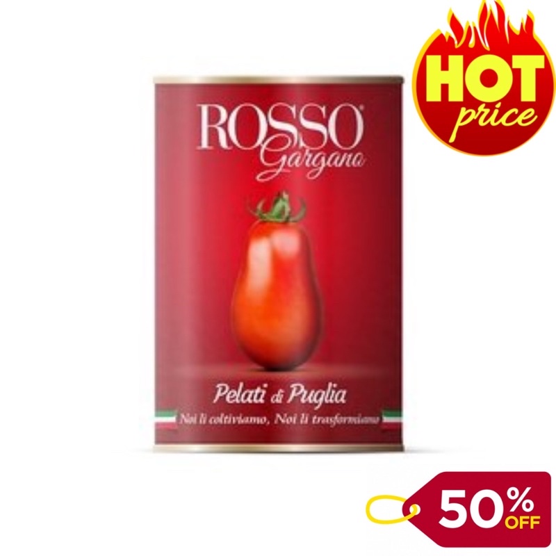 Sốt Cà chua lột dùng làm pizza và mỳ ý hiệu Rosso Gagarno 2050g