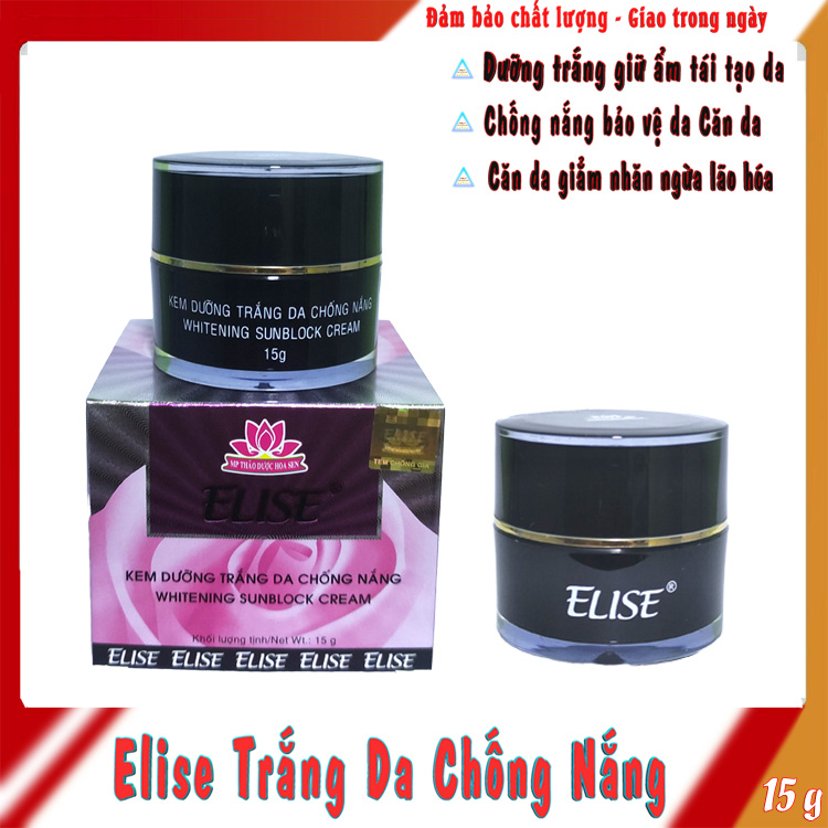 Kem dưỡng trắng da chống nắng tái tạo dưỡng ẩm se khít lô chân lông Elise